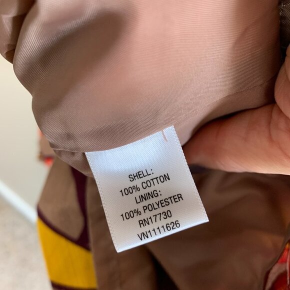 Merona Strapless Paisley Floral Print Dress Size 6 - Picture 4 of 9